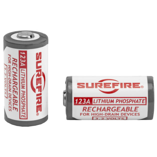 buy surefire lfp 123a rechargable batteries at integral defense group