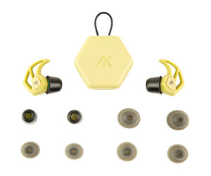 AXIL, X30i, Earplugs, Desert Tan, Includes (3) Silicon Tips, (2) Foam Tips and Pocket Carry Case