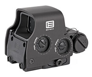 Achieve faster target acquisition with the new easy-to-see Green reticle that is approximately 6X easier to see than red in daytime. The EXPS2-GRN also maximizes rail space with its compact size and allows for co-witnessing of iron sights. It has convenient side buttons to add a magnifier and features an adjustable, locking, quick-detach lever for easy attachment and removal.