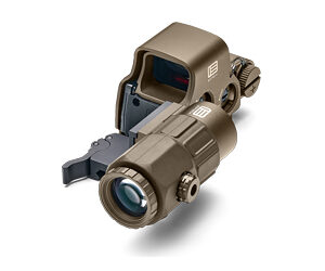 The HWS EXPS3-0 is an excellent choice for professionals. The EXPS3 offers true two eyes open shooting for fast target acquisition, night vision compatible settings, and a 7mm raised quick detach base for lower 1/3 iron sight co-witness. This RSR Exclusive also includes a color matched G33 Magnifier. The EOTech EXPS3 is compatible with night vision devices.