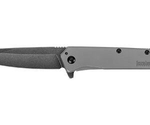 Kershaw, Misdirect Folding Knife, Blackwash Finish, 2.9" Blade, Gray Handle